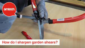 sharpen my amtech garden shears