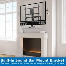Height Adjustable Fireplace Tv Mount