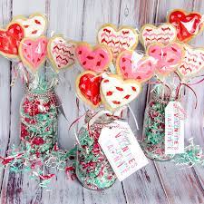 valentine s day cookie bouquets