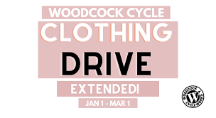 Winter Clothing Drive Woodcock Cycle