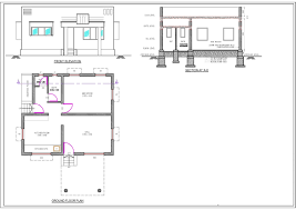 Building drawing with plan, elevation and section, house plan, elevation and section, how to draw plan elevation and section of. Create Autocad Floor Plans Section Elevations By Workhomecreativ Fiverr