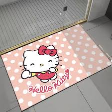 40x60cm sanrio o kitty rug kawaii