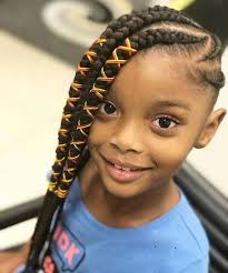 This one features shoulder length hair cut evenly at the. Braids For Kids Black Girls Braided Hairstyle Ideas In March 2021