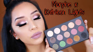 morphe x kathleen lights palette makeup