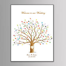 And a vendor contact list. Fingerprint Tree Signature Canvas Painting Color Tree Wedding Gift Wedding Diy Decoration Party Gift Include 6ink Colors Buy At The Price Of 4 00 In Aliexpress Com Imall Com