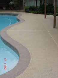 Pool Deck With Color Band