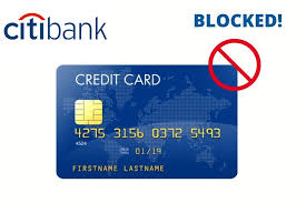 how to block citibank credit card