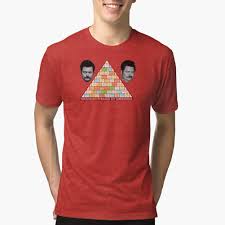 Amazon Com Ron Swansons Pyramid Of Greatness Triblend