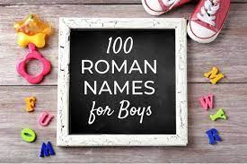 100 roman names for boys you will love