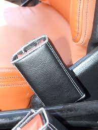 2 Plain Black Seat Belt Lock Covers