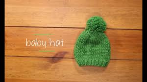 About 4¾ wide and 67 long.hat: Knit Baby Hat With Pattern 1 Hour Knitting Project Knitting Tutorial With Stefanie Japel Youtube