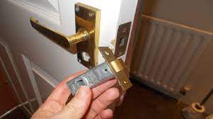 replace an interior door latch lock