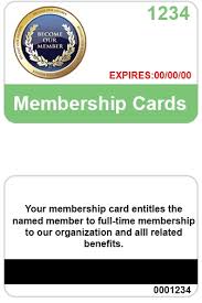 Common Interest Club Membership Cards Qty 50 To 99