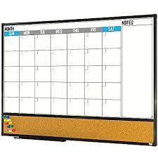 Xboard Dry Erase Calendar Whiteboard 24