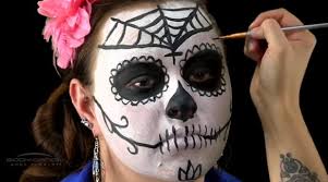 sugar skull makeup tutorial bodycandy