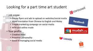 Free, fast and easy way find a job of 26.000+ postings in malaysia and other big cities in malaysia. Looking For Part Time Art Student Jobs Part Time Sales Retail Marketing On Carousell
