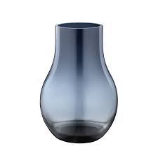 Cafu Small Blue Glass Flower Vase