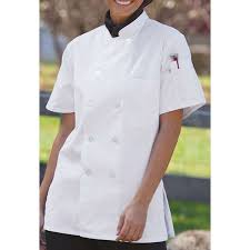 Uncommon Threads Uncommon Threads Tahoe Womens 65 Poly 35 Cotton Short Sleeve Chef Coat All Seasons Uniforms