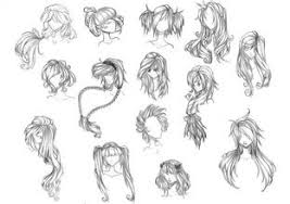 These hairstyles are things that i think are anime related or that i've seen in an. Hand Painted Anime Hair Style Page 1 Line 17qq Com