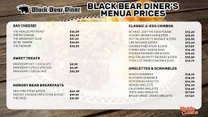 black bear diner menu s free