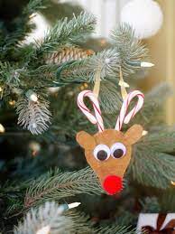 This diy decks your christmas tree with adorable woodland creatures, and we for this tutorial, we're focusing on the reindeer. How To Make A Candy Cane Reindeer Ornament Hgtv