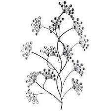 Black Metal Tree Branch Wall Decor With