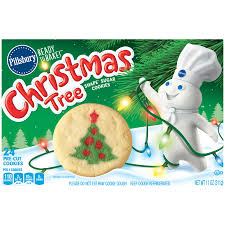 Christmas cookies can be simple and classic, but they can also be intricate and really creative. Pillsbury Christmas Tree Shape Sugar Cookies 11 Oz 24 Count Walmart Com Walmart Com