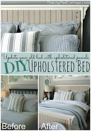 Diy Upholstered Bed The Lilypad Cottage