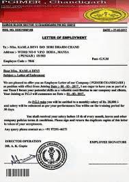 fake pgimer appointment letter