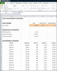 Monthly Loan Amortization Calculator Plan Projections