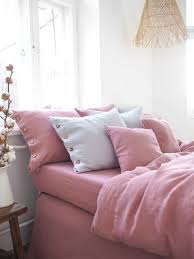 Dusty Pink Linen Duvet Cover Linen