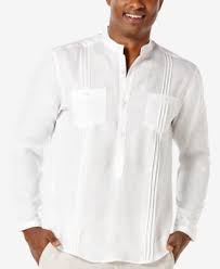 Mens 100 Linen Popover Long Sleeve Shirt In 2019 Shirts