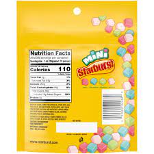starburst minis size sour candy fruit