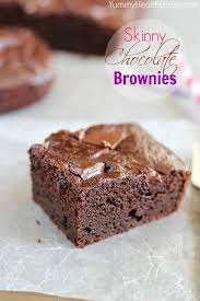 skinny chocolate brownies yummy