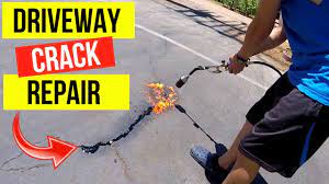 Best Way to Fix CRACKS in Asphalt Driveway -Jonny DIY - YouTube