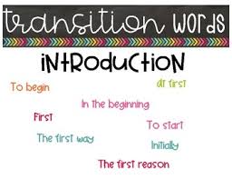 Transition Words Posters