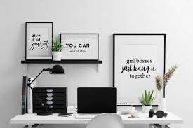 53 easy home office wall decor ideas