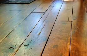 diy rustic wide plank plywood flooring