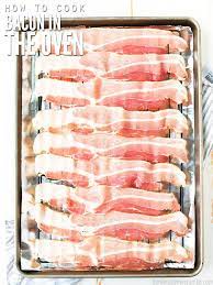 how to cook bacon in the oven mess free