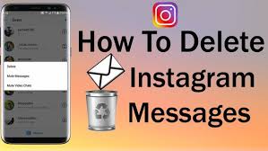 how to delete insram messages