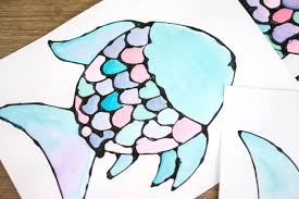 Rainbow fish coloring page from rainbow fish category. Rainbow Fish Craft With Free Template The Best Ideas For Kids
