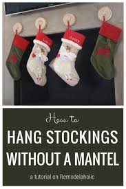 Hanging Stockings Without A Mantel Or