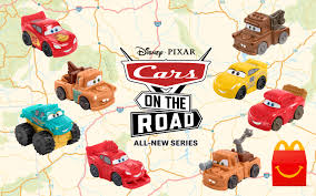 cars on the road happy meal toys