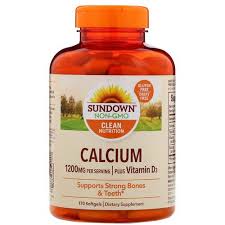 What vitamins are in calcium? Sundown Naturals Calcium Plus Vitamin D D3