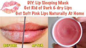 diy lip sleeping mask for soft pink