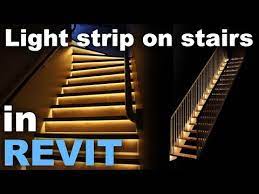Light Strip In Stairs In Revit Tutorial