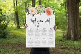 Wedding Seating Chart Wedding Seating Plan Printable Wedding