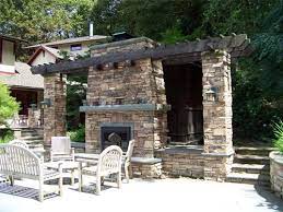 Custom Masonry Outdoor Fireplaces