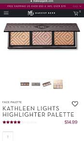 kathleen lights highlighter palette