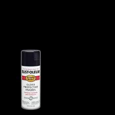 Rust Oleum Stops Rust 12 Oz Protective Enamel Gloss Black Spray Paint